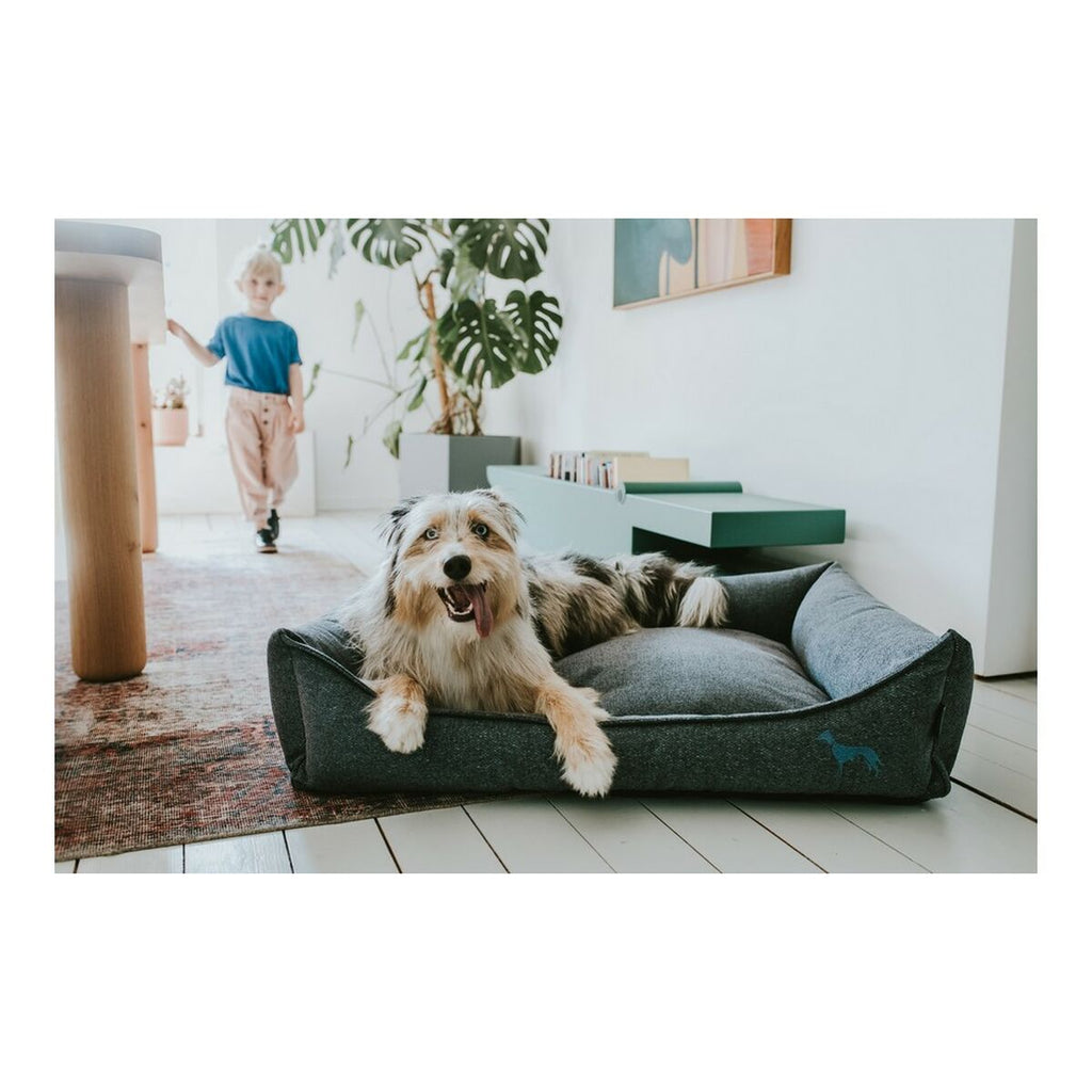 Sofá para perros Hunter Prag · Azul (90 × 70 cm)