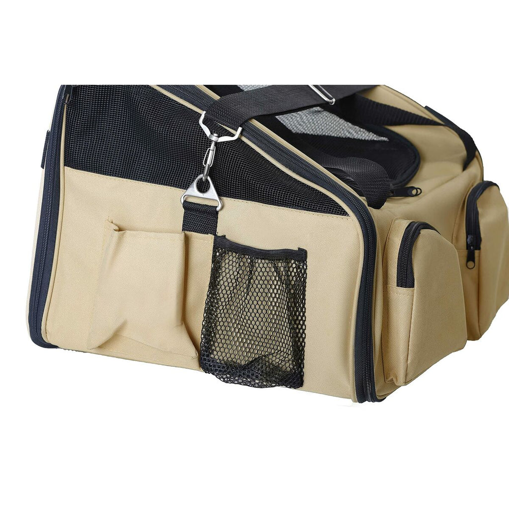Bolso transportín para mascotas · Beige