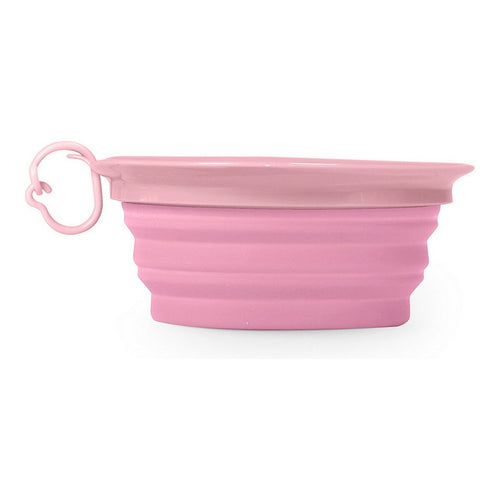Botella de paseo United Pets Leaf · Rosa